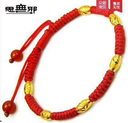 红绳金手链明星网红,明星网红的时尚宠儿，魅力绽放指尖